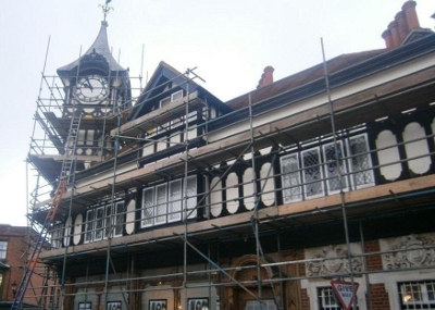 Clock Tower scaffold